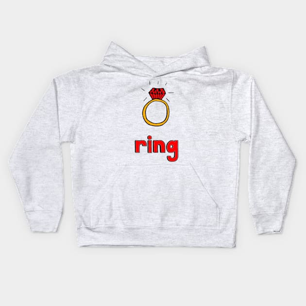 This is a RING Kids Hoodie by roobixshoe